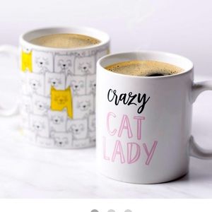 Crazy Cat Lady Mug Set